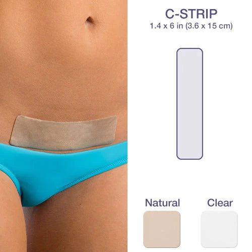 Plasture pentru cicatrici, 3.6x15cm, Epi-Derm C-Strip, Biodermis-